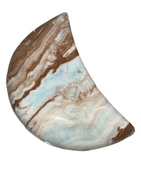 Caribbean Calcite Puffy Half-Moon NEW!